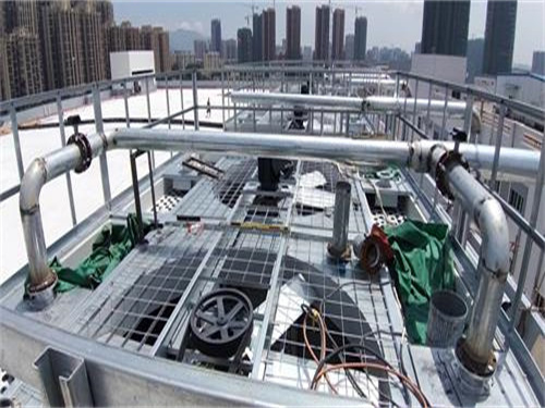 開式冷卻塔中空調循環水管道如何布置？？(開式冷卻塔原理)