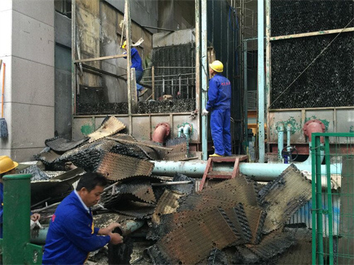 開式冷卻塔對循環水冷卻的過程(開式橫流冷卻塔)